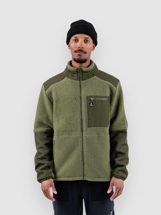 Jones Snowboards Base Camp Rec Fleecejacke gr&uuml;n
