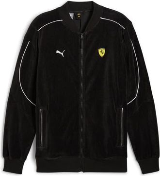 Puma x Scuderia Ferrari Race MT7 Jacket in Puma Black at Nordstrom, Size Small
