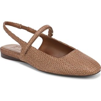 Naturalizer Connie Slingback Flat in Walnut Wake at Nordstrom, Size 6.5