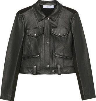 Iro Panelled Leather Jacket