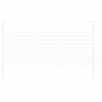 Berkfield Home Modern Field Fence 1.2x25 m Galvanised Steel in Silver