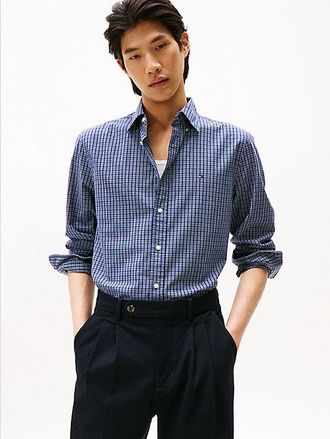 Tommy Hilfiger TH Flex Regular Fit Tartan Shirt