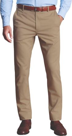 CHARLES TYRWHITT Slim Fit Ultimate Non-Iron Chino in Taupe at Nordstrom, Size 30