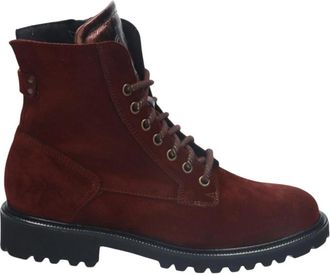 Durea 9769 185 1677 Veterlaars - Dames - Veterlaarzen - Rood - 41 1/2 EU - Schoenen