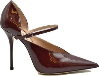 Casadei Multicolor Leather Pumps With Pointed Toe