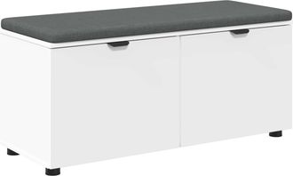 vidaXL Banco De Entrada 100 X 38 X 46 Cm Madera Ingenierizada Y Tela Vidaxl