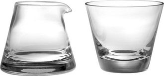 Barski Glass Sugar & Creamer Set