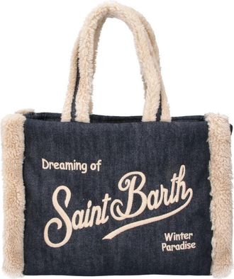 MC2 Saint Barth Multicolor Colette Denim Tote Bag