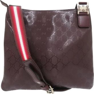 Gucci Pre-owned Schoudertas - Heren - Vintage Schoudertas - Rood - ONE Size - Leer - Vintage