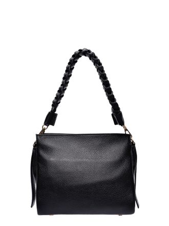 Isabella Rhea Zwart Rundleer Tas