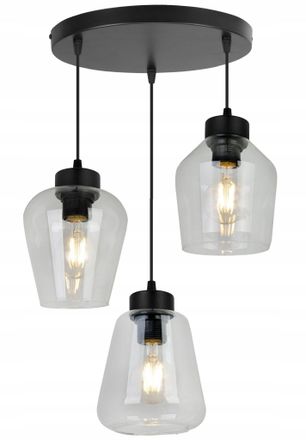 OEM L&aacute;mpara Colgante Moderna Y Elegante Con Pantalla De Cristal