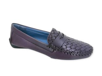 Robert Zur Womens Petra Loafer In Eggplant