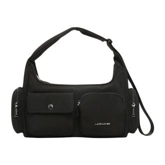 Lancaster Handbags, female, Black, Size: ONE SIZE Casual Basic Pocket Crossbody Bag