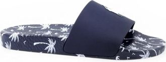 Ralph Lauren Pony Slides met bloemenprint - Heren - Sandalen - Blauw - 40 EU - Schoenen