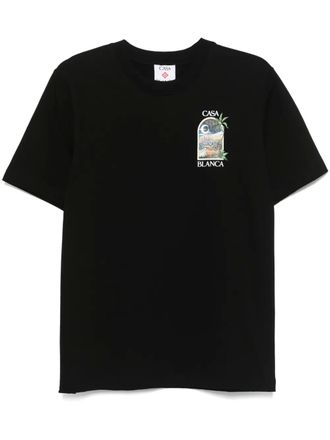 Casablanca LA Nights T-shirt - Zwart