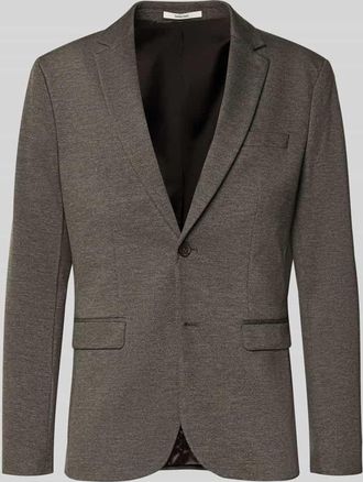 Selected Slim Fit Anzugsakko mit Viskose-Anteil in Hellbraun, Größe 44