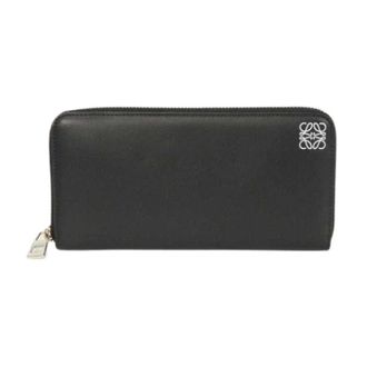 Loewe Pre-owned Wallets, unisex, Black, Size: ONE SIZE Pre-owned Long wallet (bi-fold)