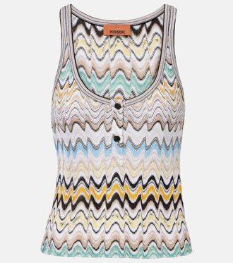 Missoni Intarsia tank top
