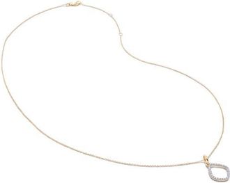 Monica Vinader Riva 14K Gold Lab Grown Diamond Pendant Necklace at Nordstrom