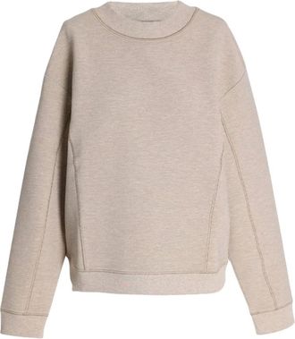Max Mara Sweatshirts Hoodies - Dames - Sweatshirts - Beige - L - Hoodies & sweatvesten