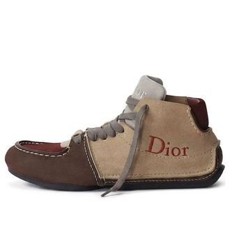 Dior Roadie Lace-Up Boot Brown Beige 3BO397ACO-H146