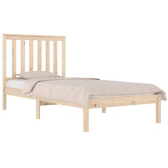 vidaXL Bed Frame without Mattress Solid Wood Small Single vidaXL