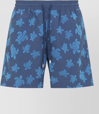 Vilebrequin moorea swim shorts turtle pattern pocket