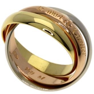 Cartier Trinity Yellow Gold (18K) Pink Gold (18K) White Gold (18K) Band Ring (Pre-Owned)