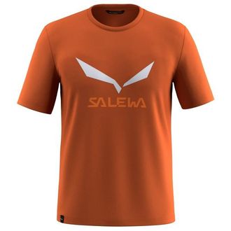 Salewa Solidlogo Dry T-Shirt Funktionsshirt f&uuml;r Herren | rot
