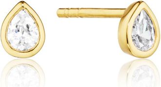 Lily & Roo Gold Mini Teardrop Stud Earrings