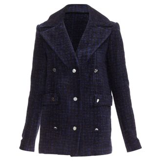 The Row velvet double breasted coat