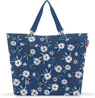Reisenthel Shopper REISENTHEL Shopper XL 35 l, Damen, Gr. B/H/T: 68cm x 45,5cm x 20cm, blau (garden blau), Polyester, Taschen Shopper