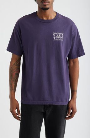 Obey Creative Studios Cotton Graphic T-Shirt in Pigment Purple Velvet at Nordstrom, Size X-Large