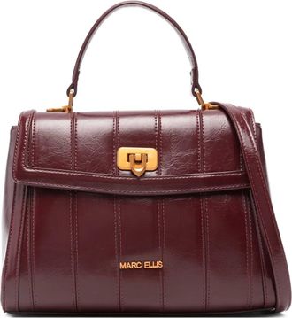 Marc Ellis Saori top-handle tote bag - women - Polyurethane - One Size - Red