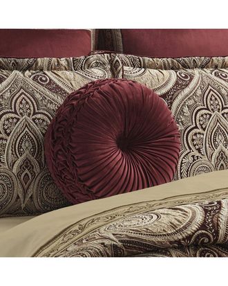 J. Queen New York Calistoga Tufted Round Decorative Throw Pillow