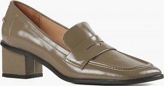 All Black Womens Princess Angle Loafer In Khaki