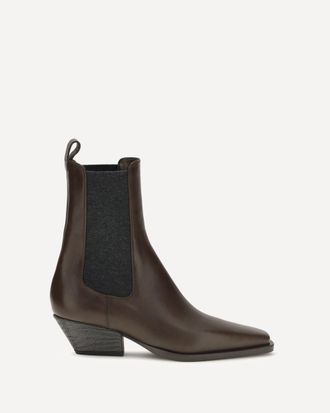 Brunello Cucinelli Stiveletti in pelle Woman 37.5
