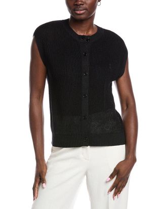 Eileen Fisher Eileen Fisher Linen-Blend Vest
