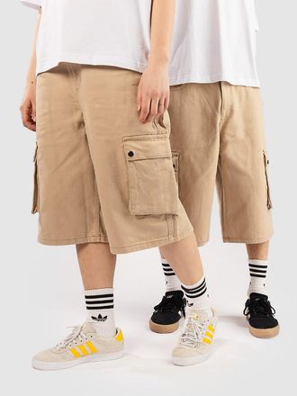 Urban Classics Washed Workwear Cargo Pantalones Cortos marr&oacute;n