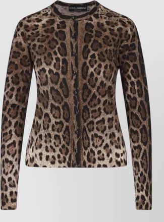 Dolce & Gabbana virgin wool crewneck cardigan