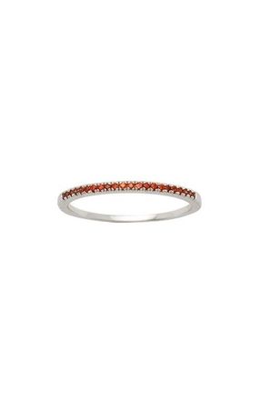 Made by Mary Birthstone Stacking Ring in Silver January at Nordstrom, Size 10