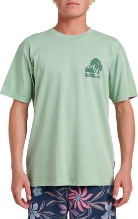 Quiksilver Shoreline Graphic T-Shirt in Granite Green at Nordstrom, Size Xx-Large
