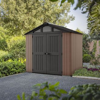 Keter Caseta Cobertizo Resina Jardin Stronghold 8 X 8 Keter Marron