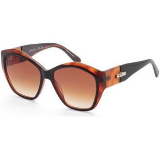 Longchamp Womens 57 mm Brown Sunglasses