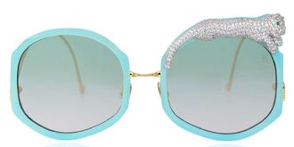 Anna-Karin Karlsson ROSE ET LE R&Ecirc;VE - SUN Turquoise Womens Sunglasses Blue Size 55