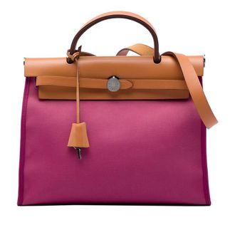 Herm&egrave;s Pre-owned Hermes Toile Herbag Zip 31 Satchel Ladies 4H9ILFIKT63R09EN