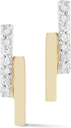 Mateo Bijoux 14kt geelgouden oorbellen