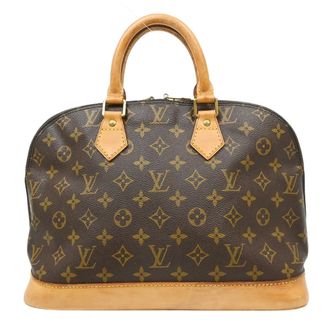 Louis Vuitton Alma Monogram Canvas Brown Canvas Handbag (Pre-Owned)
