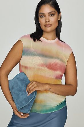 AFRM Plus Power Mesh Nina Tee