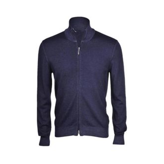 Paolo Fiorillo Heren, Truien, Blauw, Maat: M Wol